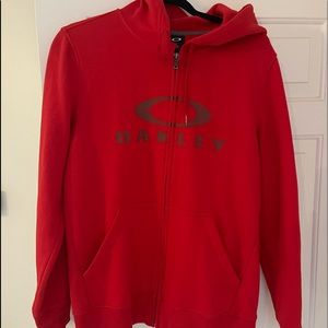 Mens Oakley zip up hoodie.